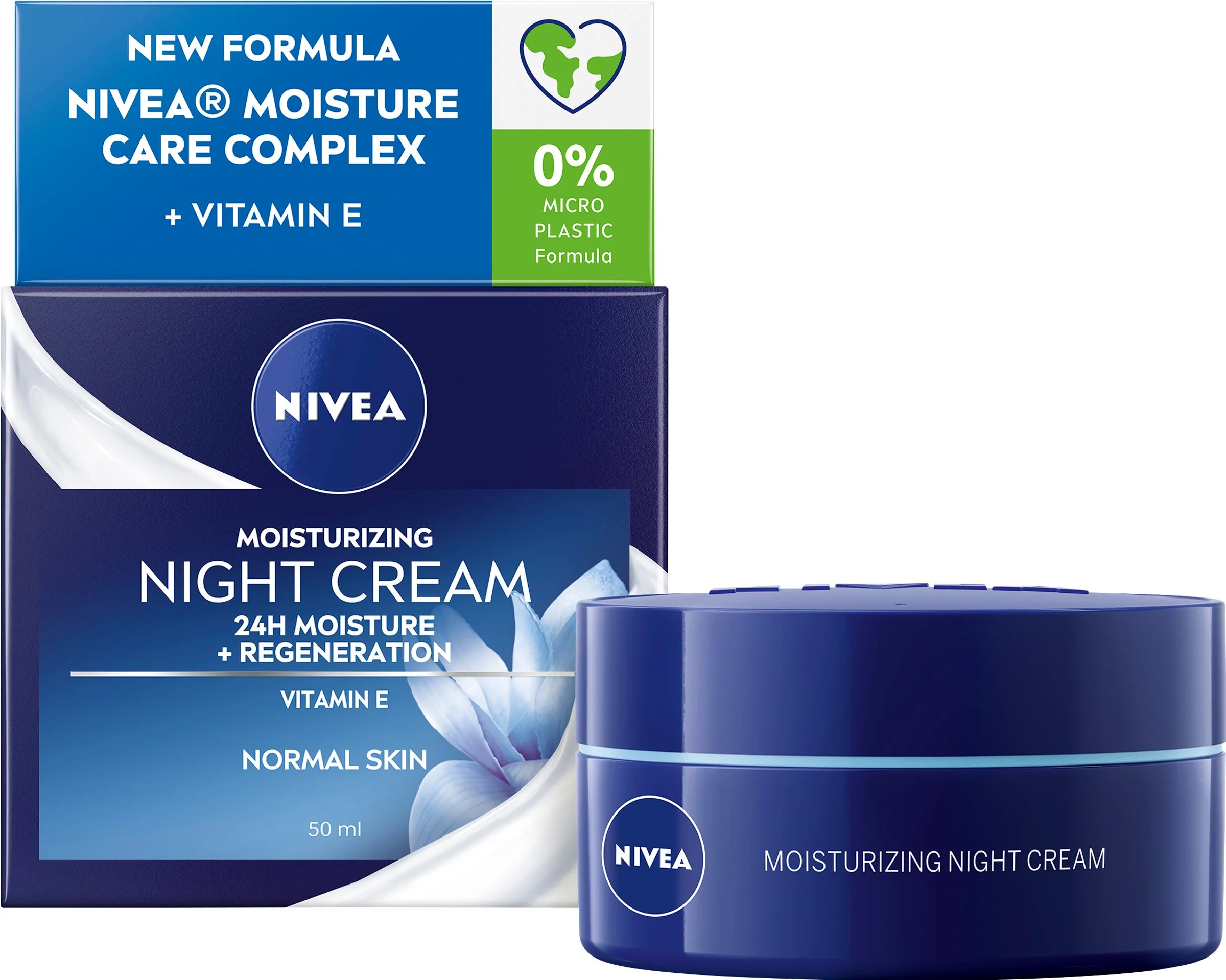 NIVEA Zvláčňujúci nočný krém 1×50 ml, krém