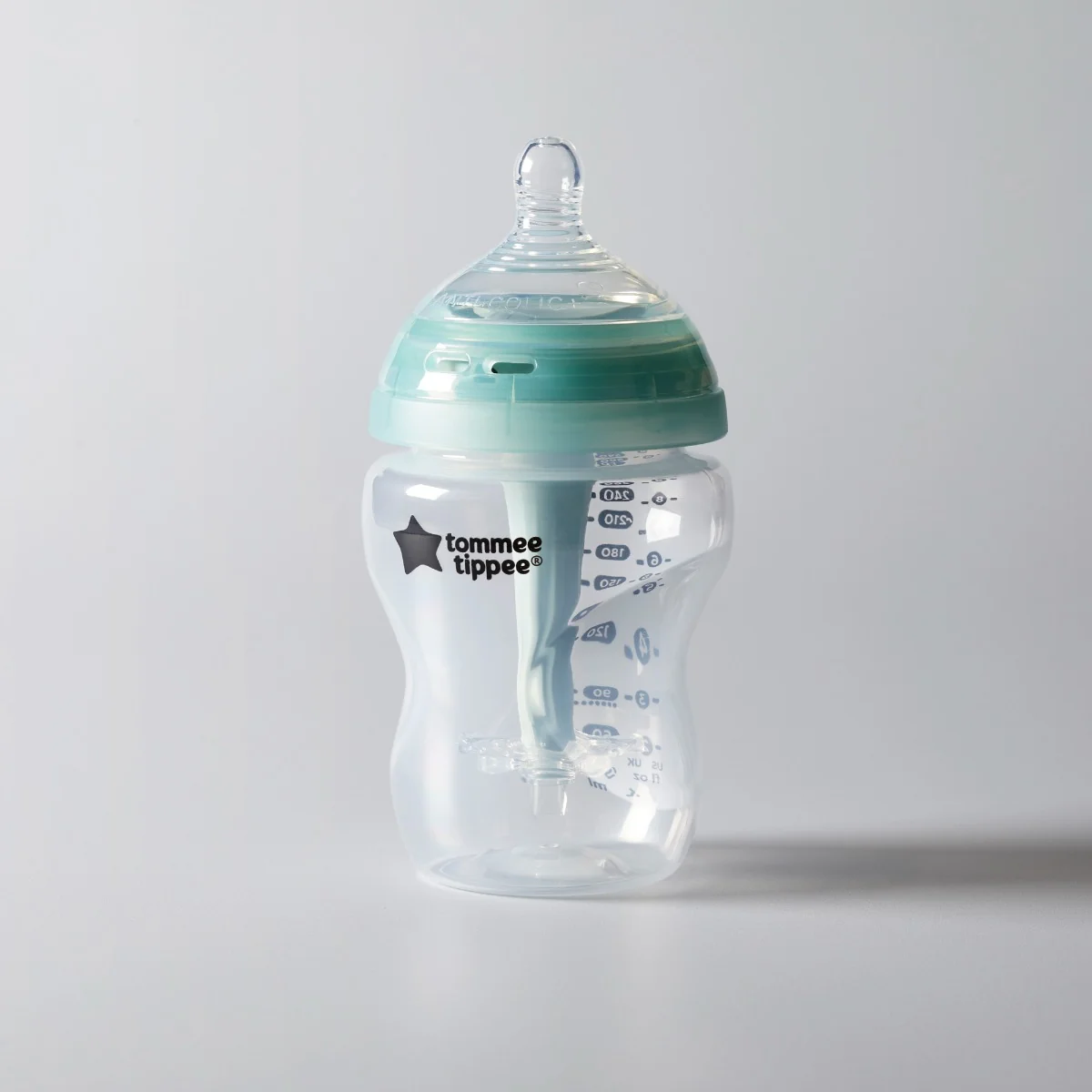 Tommee Tippee ADVANCED ANTI-COLIC Samosterilizačná Dojčenská Fľaša Pomalý Prietok 260 ml 0m+, 3 ks 1×3 ks, dojčenská fľaša