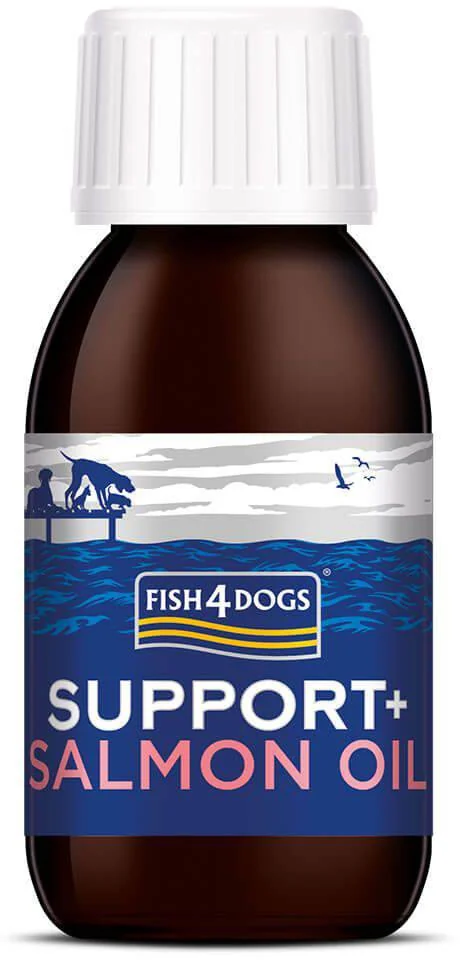 FISH4DOGS Lososový olej pre psy Support+ 100ml