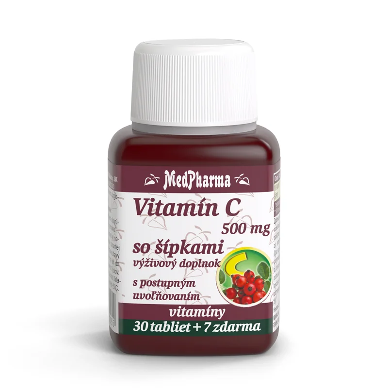 MedPharma VITAMÍN C 500MG so šípkami