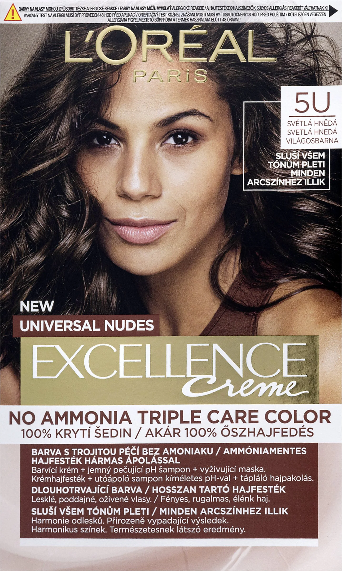 L'Oréal Paris Excellence Universal Nudes Excellence 5U permanentná farba