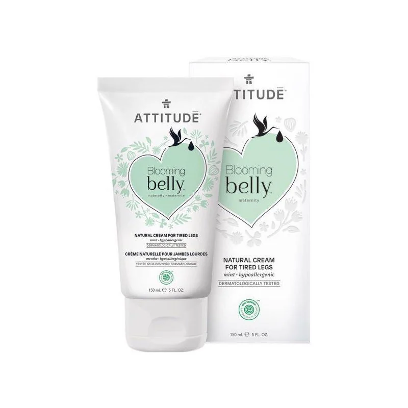 Prírodný krém na unavené nohy Blooming Belly nielen pre tehotné s mätou 150 ml 