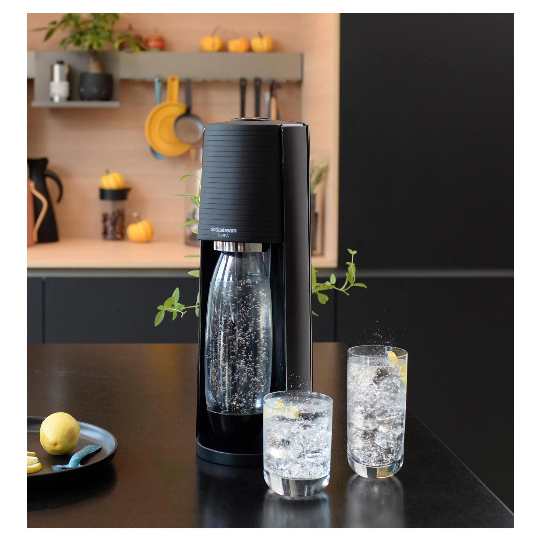 SODASTREAM TERRA black quick connect 1x1 ks, výrobník perlivej vody