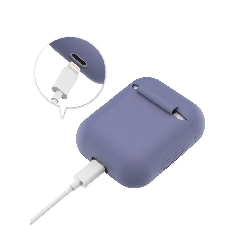 Tech-Protect Icon puzdro na Apple AirPods 1/2, čierne 