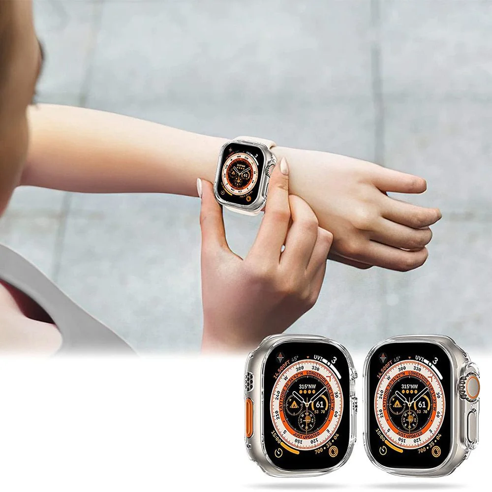 Tech-Protect Defense 360 puzdro so sklom na Apple Watch Ultra 49mm, ti tanium