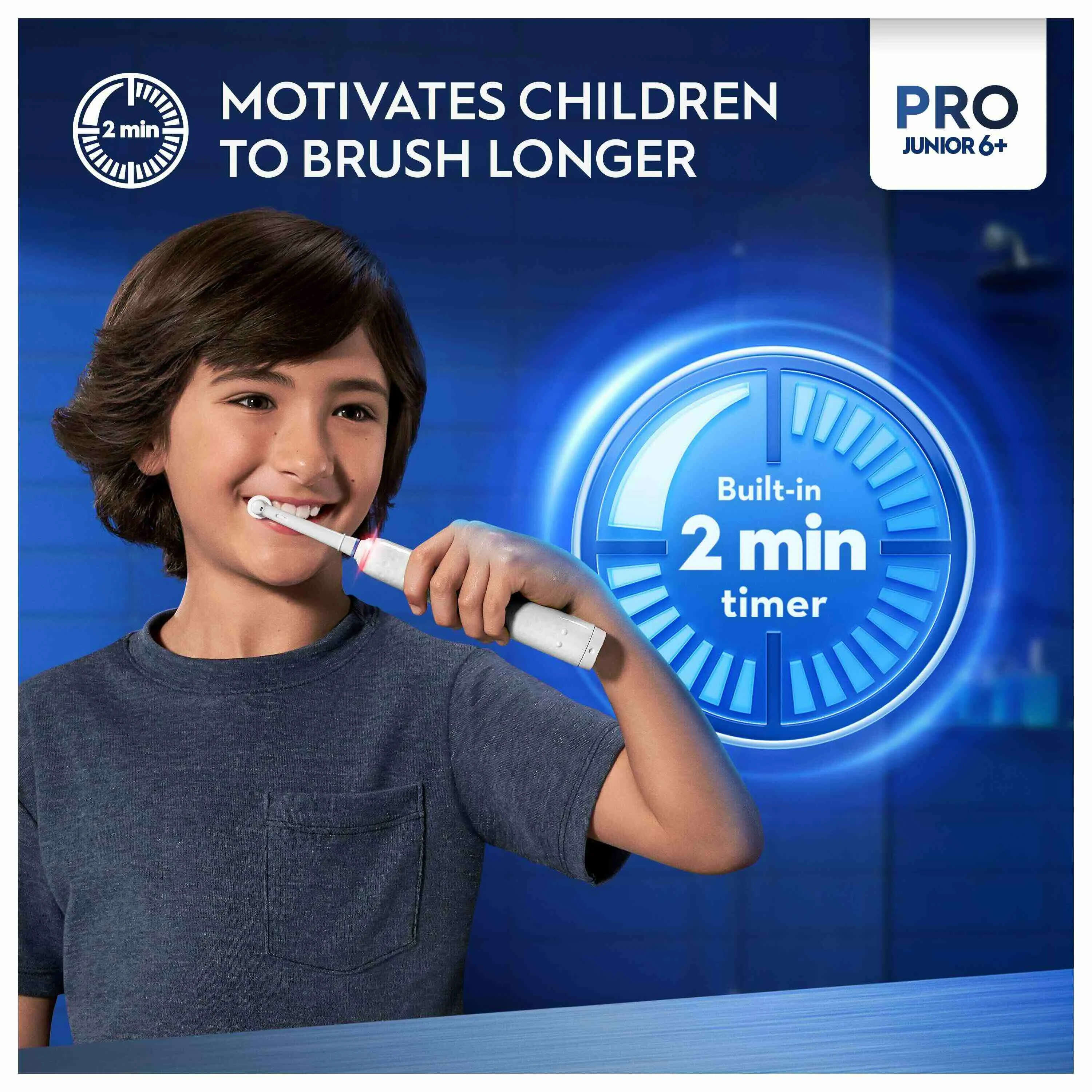 Oral-B EK Pro Junior 6+ Frozen 1×1 ks, elektrická zubná kefka