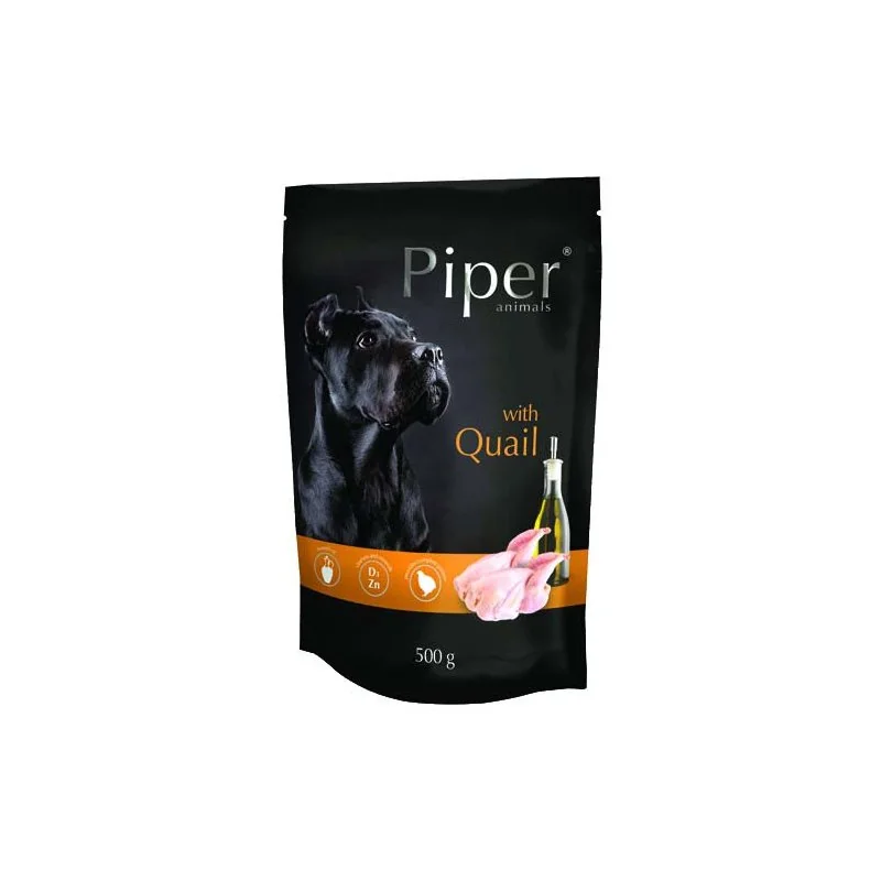 Kapsička pre psa Piper s prepelicou 0,5 kg