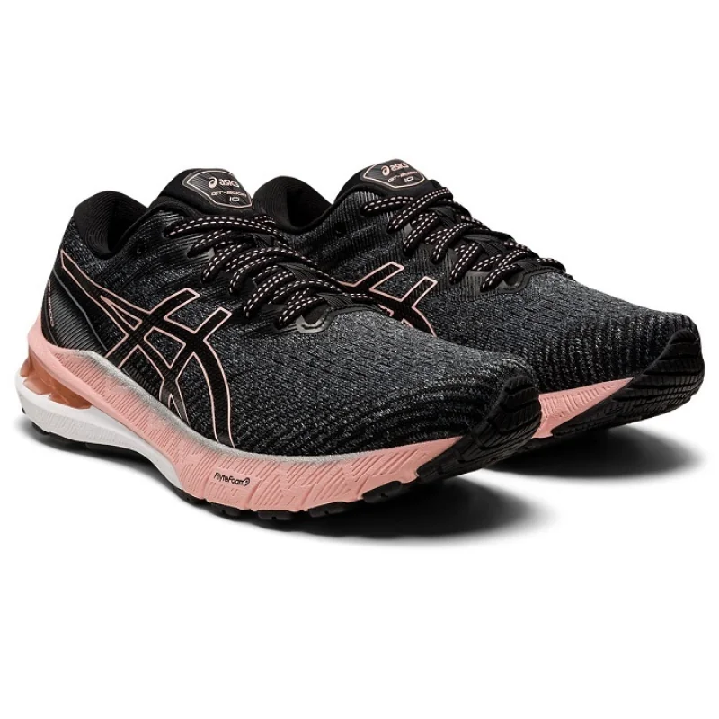 Asics GT 2000 10 W Dámska bežecká obuv, 	
biela/čierna/ružová/šedá, veľ. 39,5 