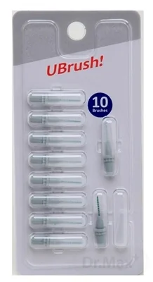 UBrush! - medzizubná kefka - 1,2 mm šedá