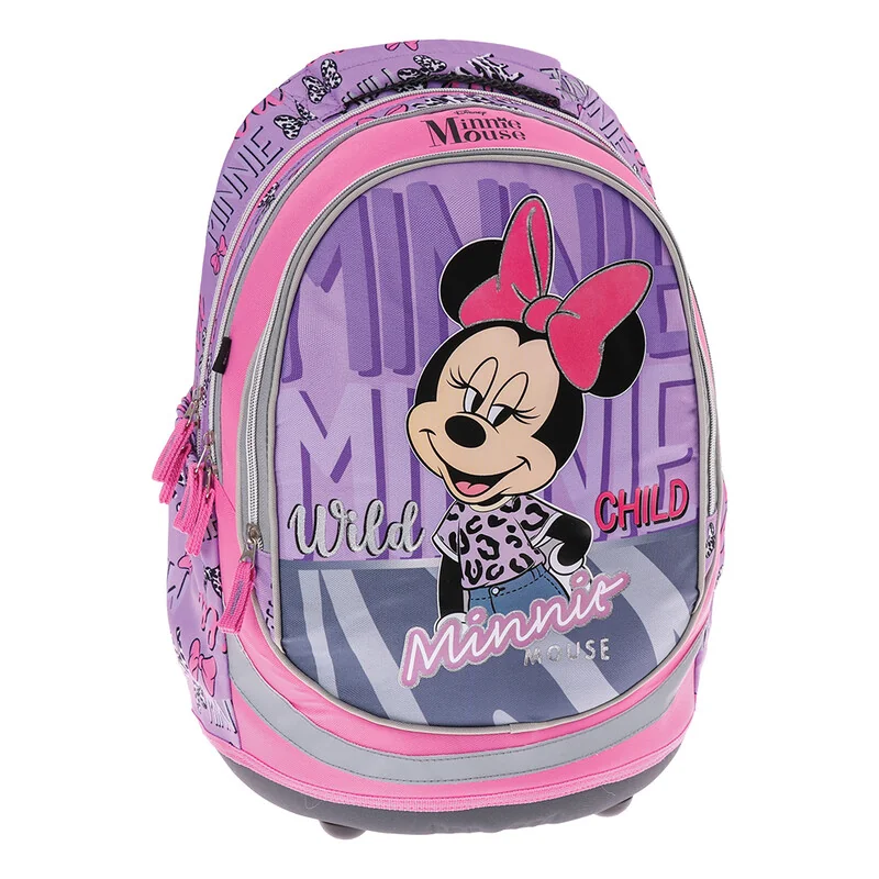 PLAY BAG - Školský batoh SEVEN anatomický - Minnie Mouse WILD CHILD 