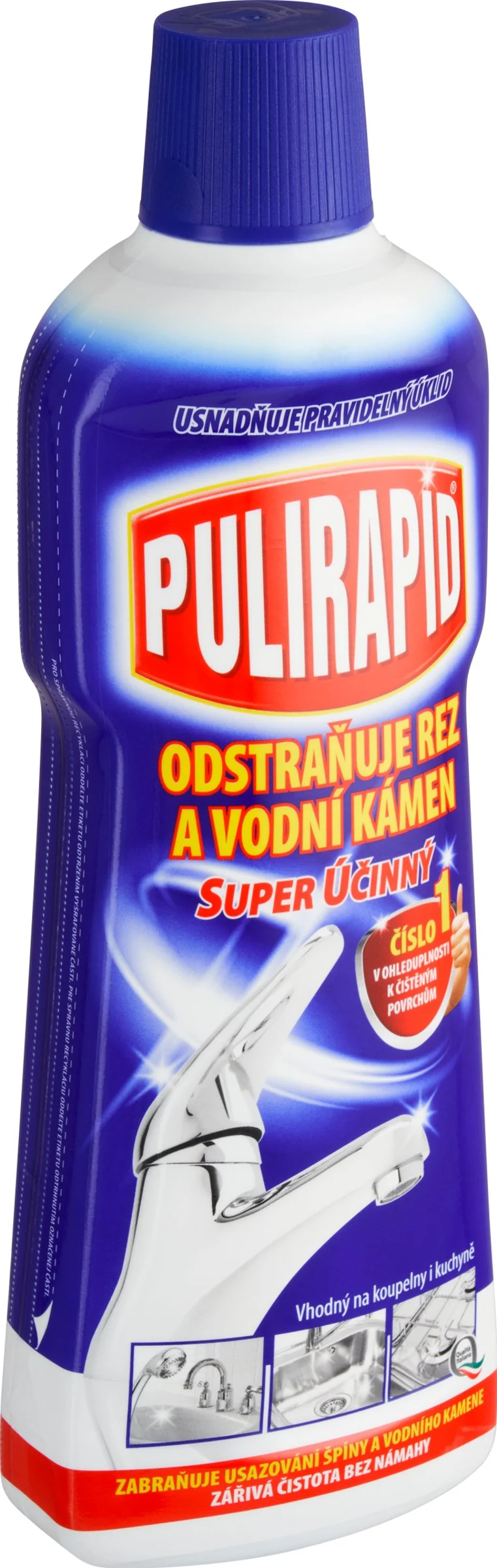 Pulirapid 1×750 ml, čistiaci prostriedok