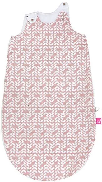 MOTHERHOOD Vak spací 2v1 ZIP-A-Round Beige mušelínový Pink Classics 3-18m 0,5 tog 1×1 ks, spací vak