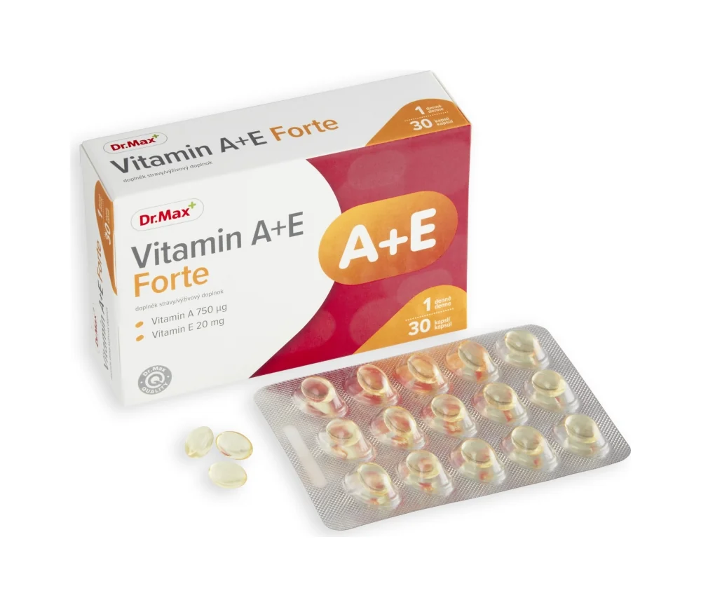 Dr. Max Vitamín A+E Forte 1×10 ml, organický olej