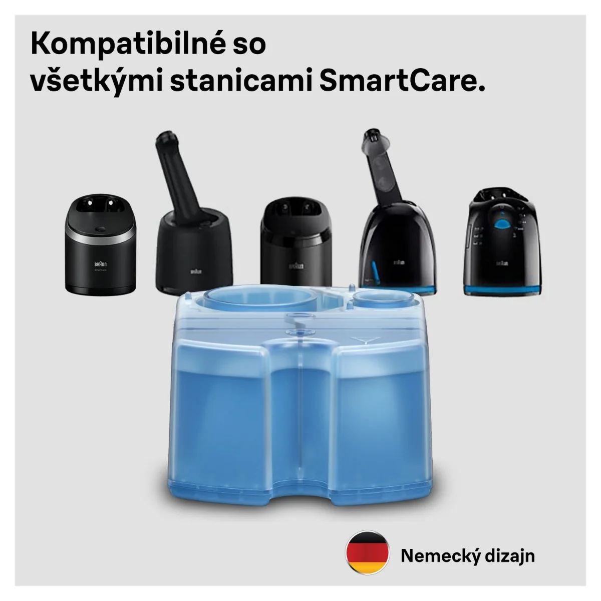 Braun 3 v 1 ShaverCare SmartCare Center Náhradná Náplň, Hygienické Čistenie, 4 ks 1×4 ks, náhradná náplň