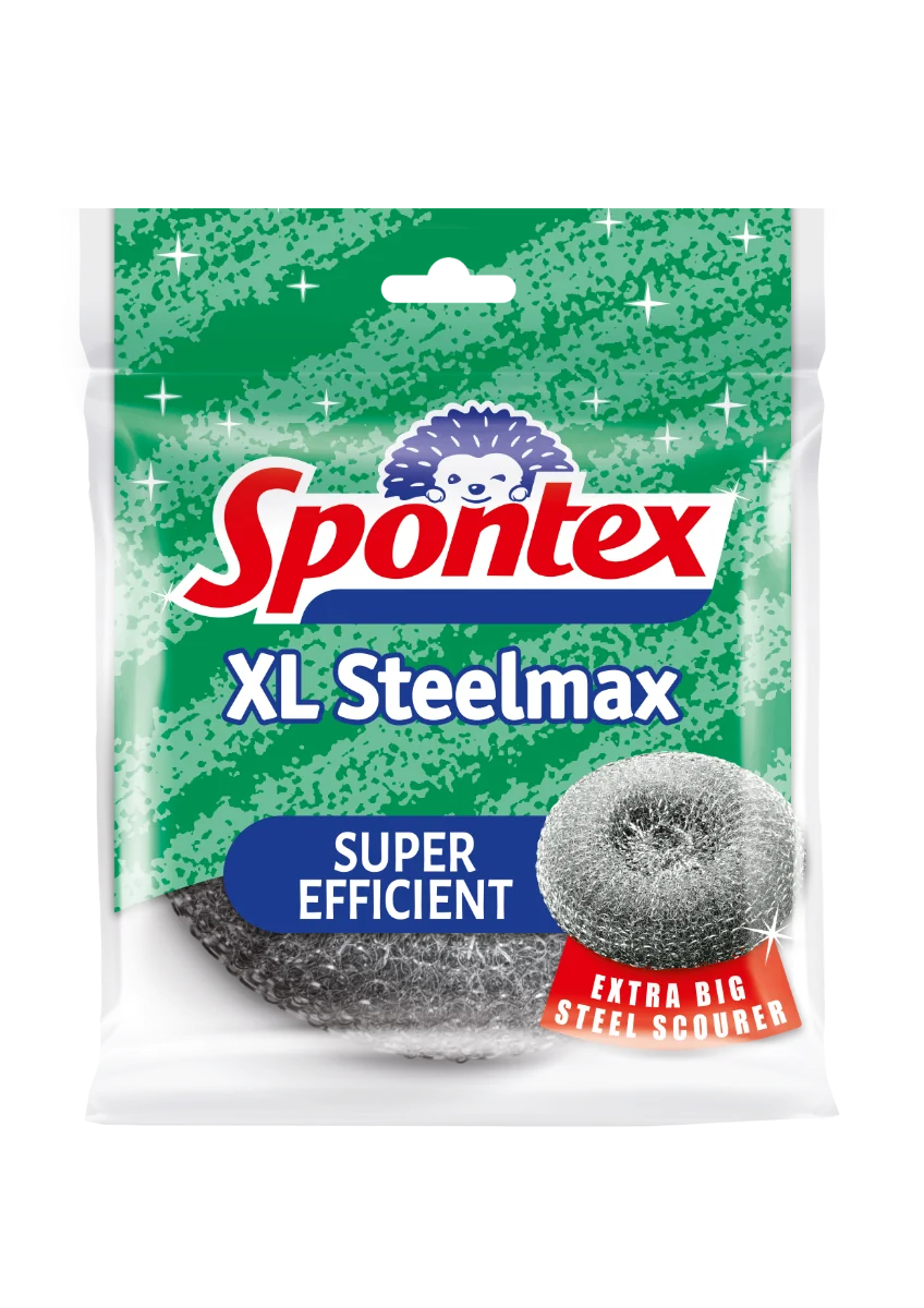 Spontex Steelmax ocelová drátěnka XL 1×1 ks, oceľová drôtenka