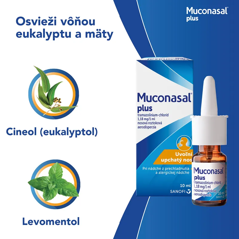 Muconasal® plus 1,18 mg/ml nosový sprej