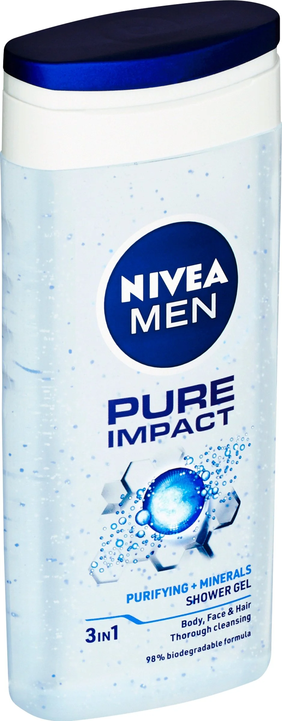 NIVEA Men Sprchovací gél Pure Impact 1×250 ml, hydratuje pokožku