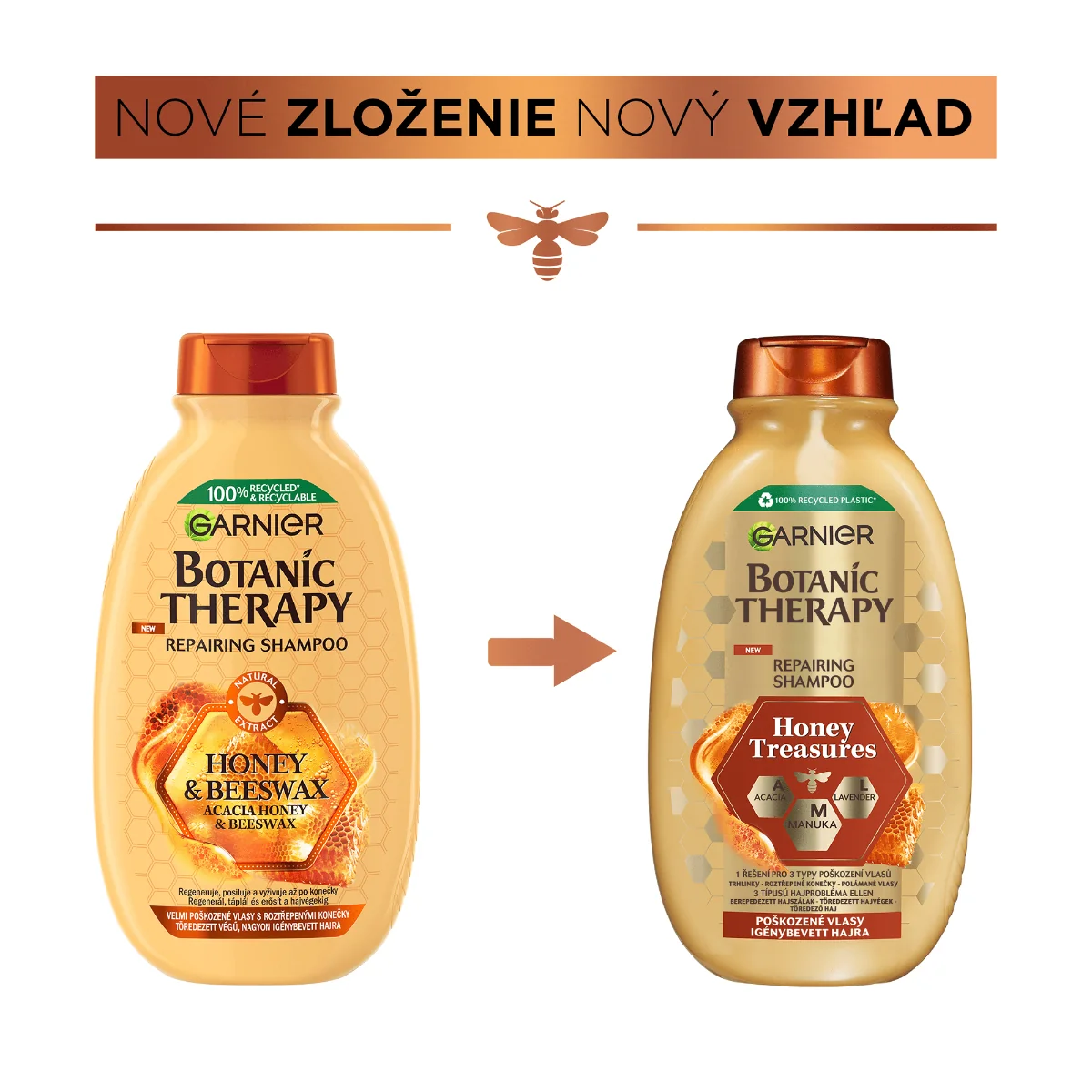 Garnier BOTANIC THERAPY HONEY ŠAMPÓN 1×250 ml, šampón