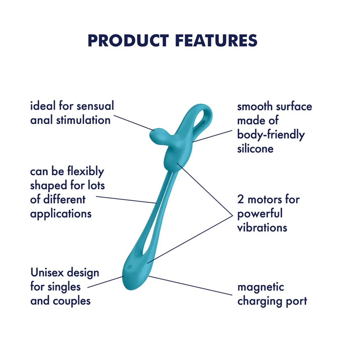 Satisfyer Plug&Play Flexibler - Multivibrator 