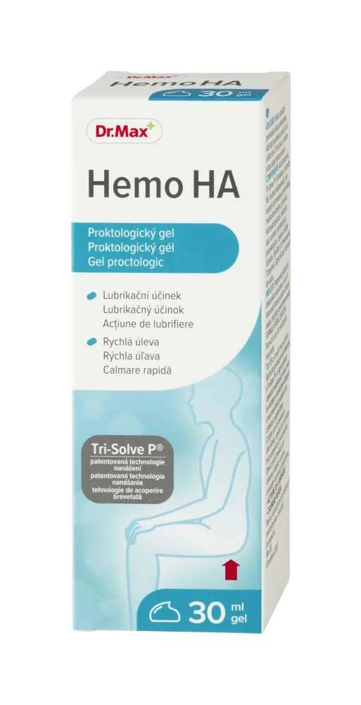 Dr. Max Hemo HA 30 ml, gél na hemoroidy