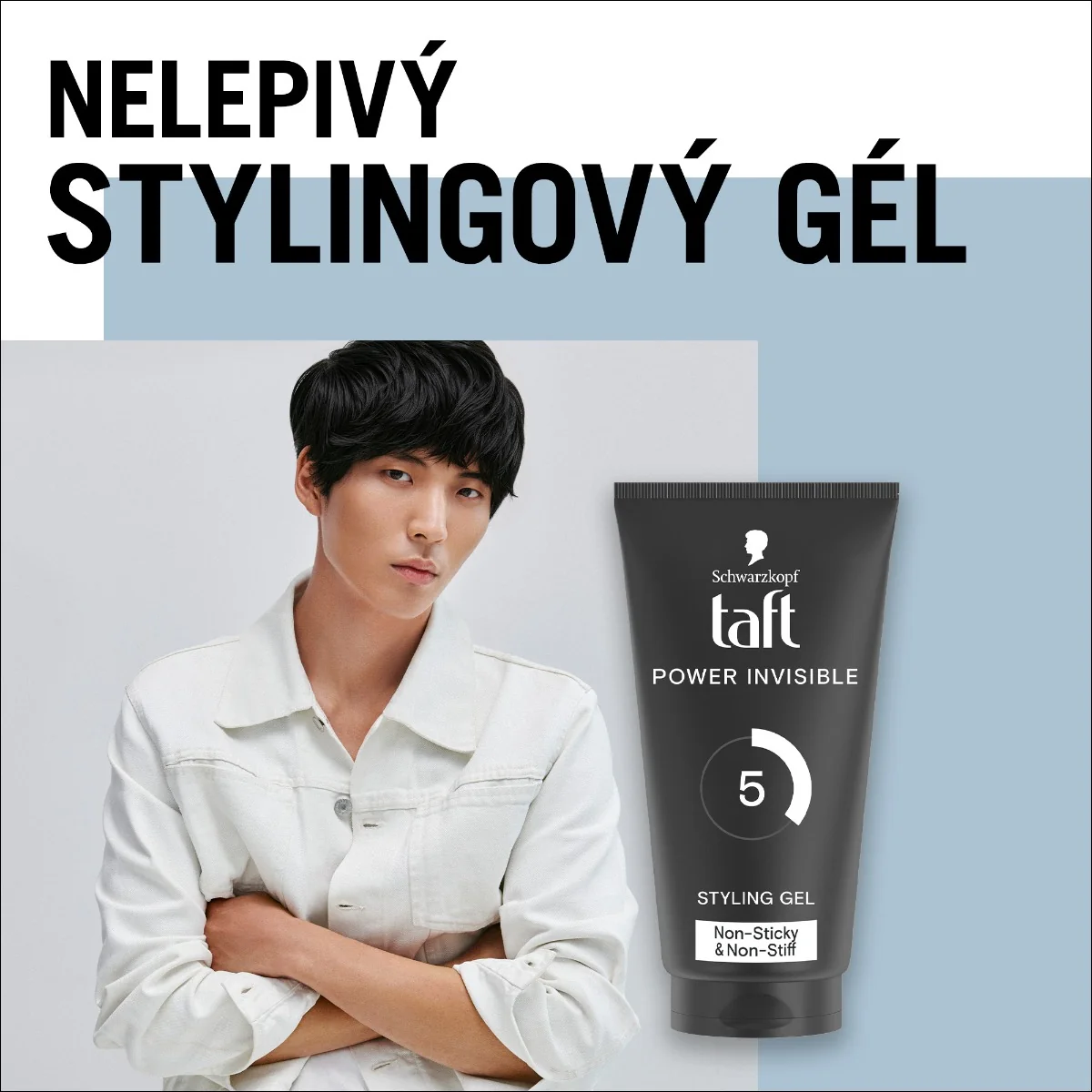 Schwarzkopf Taft Power Invisible stylingový gél 1×150 ml, gél na vlasy