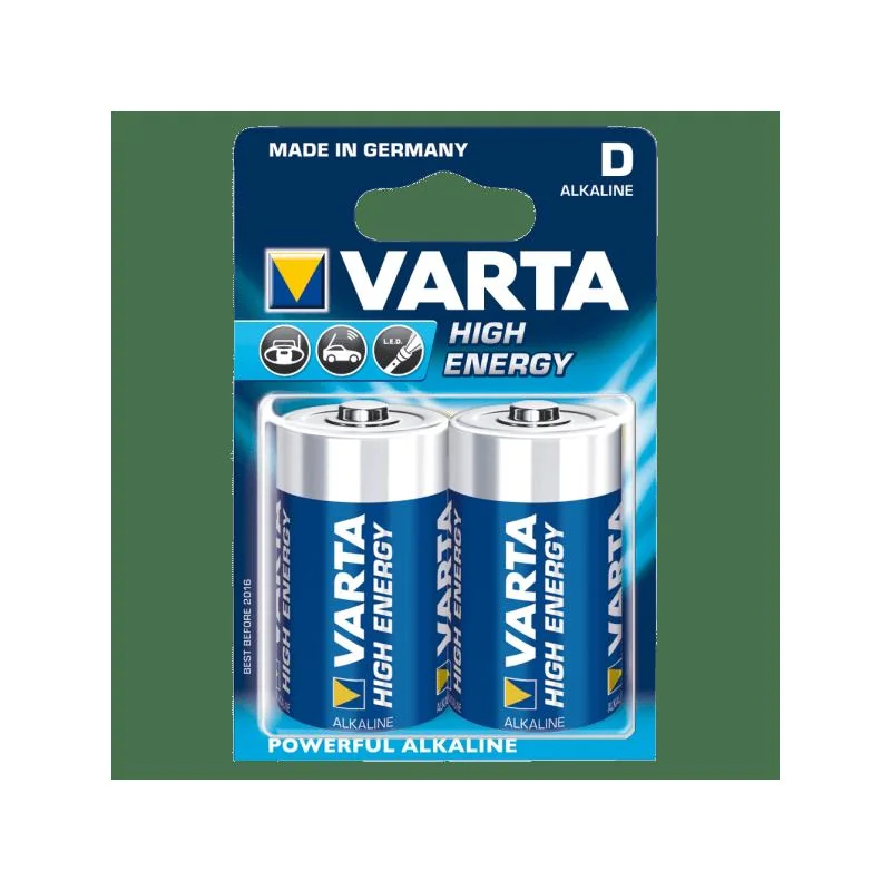 Varta High Energy D 1,5V alkalické batérie 2ks (VARTA-4920/2B)