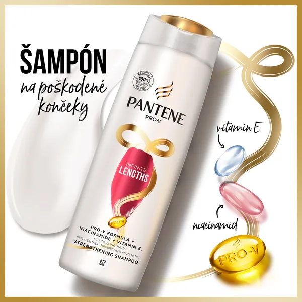 Pantene Pro-V Šampón, Infinite Long 1×400 ml, šampón