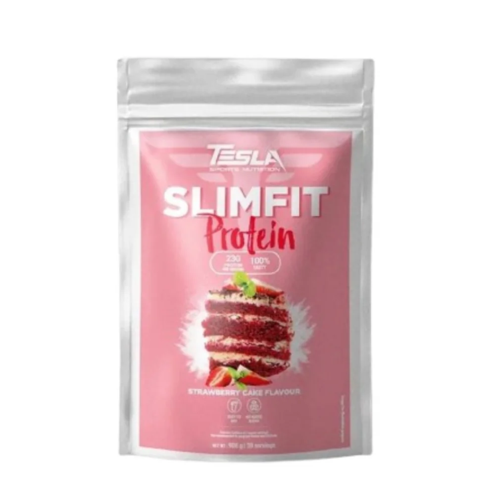 Tesla Sport Nutrition Slim Fit Protein jahodová torta