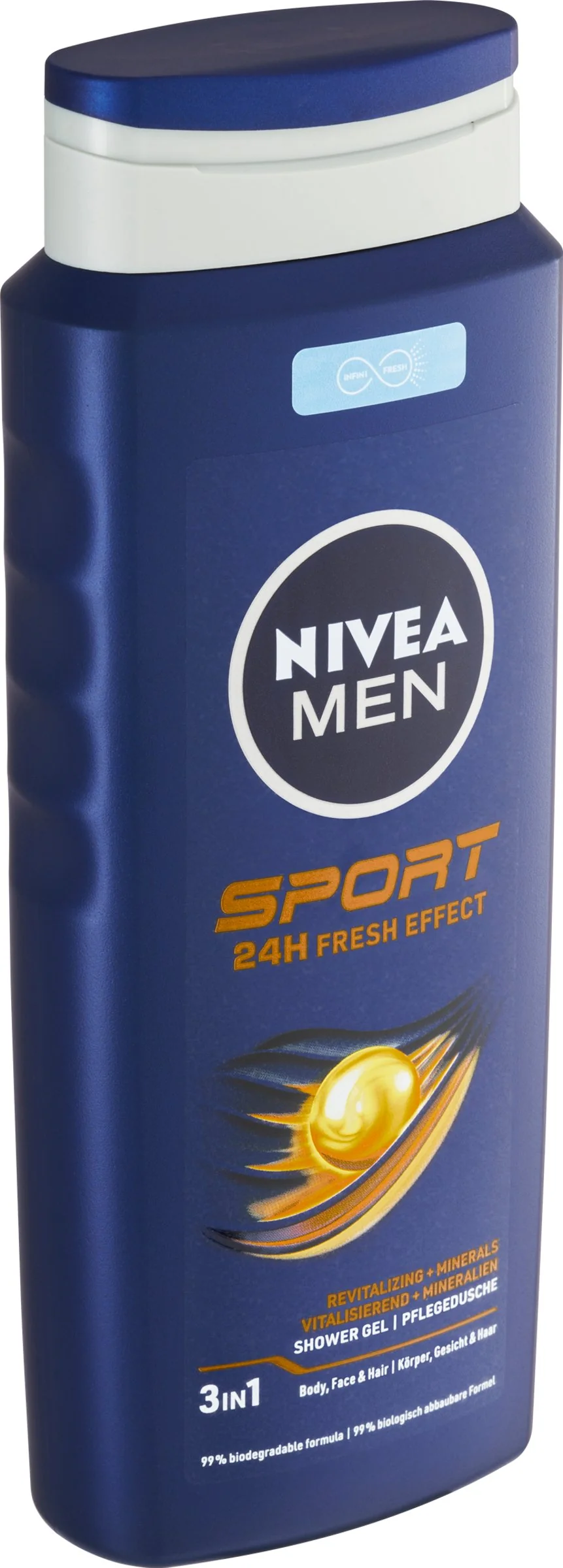 NIVEA Men Sprchovací gél Šport 500ml 1×500 ml, sprchovací gél