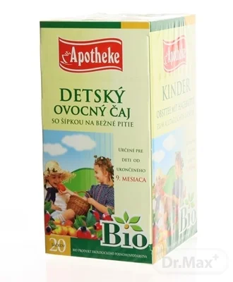 APOTHEKE BIO SELECTION DETSKÝ OVOCNÝ ČAJ SO ŠÍPKOU