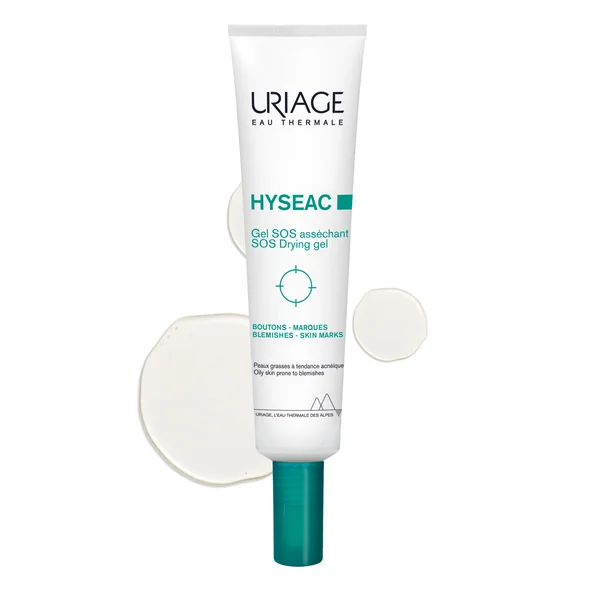 URIAGE HYSEAC SOS Drying Gel 1×15 ml, vysušujúci gél na mastnú pleť s nedokonalosťami