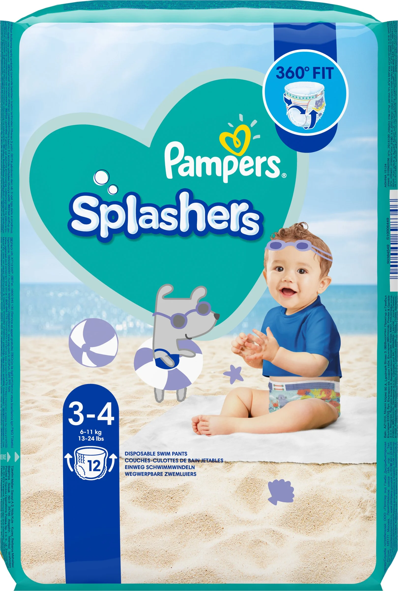 Pampers Splashers MIDI 3-4