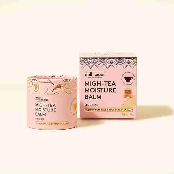 Delhicious, Migh-Tea Moisture Multipurpose Balm - Original 1×50 g, telový balzam