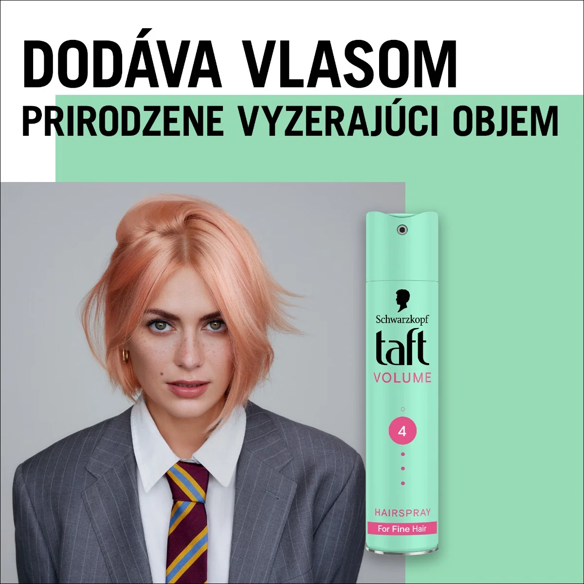 Schwarzkopf Taft Volume lak na vlasy UST 1×250 ml, lak na vlasy