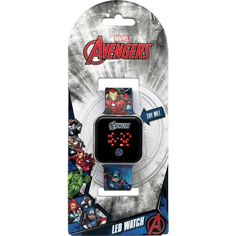 Kids Euroswan Digitálne LED hodinky - Avengers 