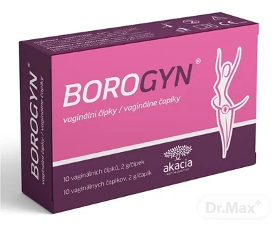 BOROGYN® vaginálne čapíky 10x2g