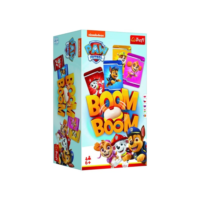 Trefl Boom Boom Tlapková patrola / Paw Patrol spoločenská hra v krabici 14x26x10cm 