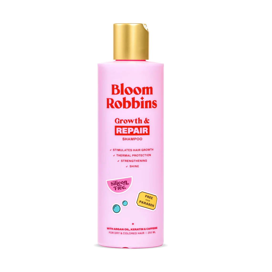 BLOOM ROBBINS šampón na suché a poškodené vlasy s keratínom 1×250 ml, šampón