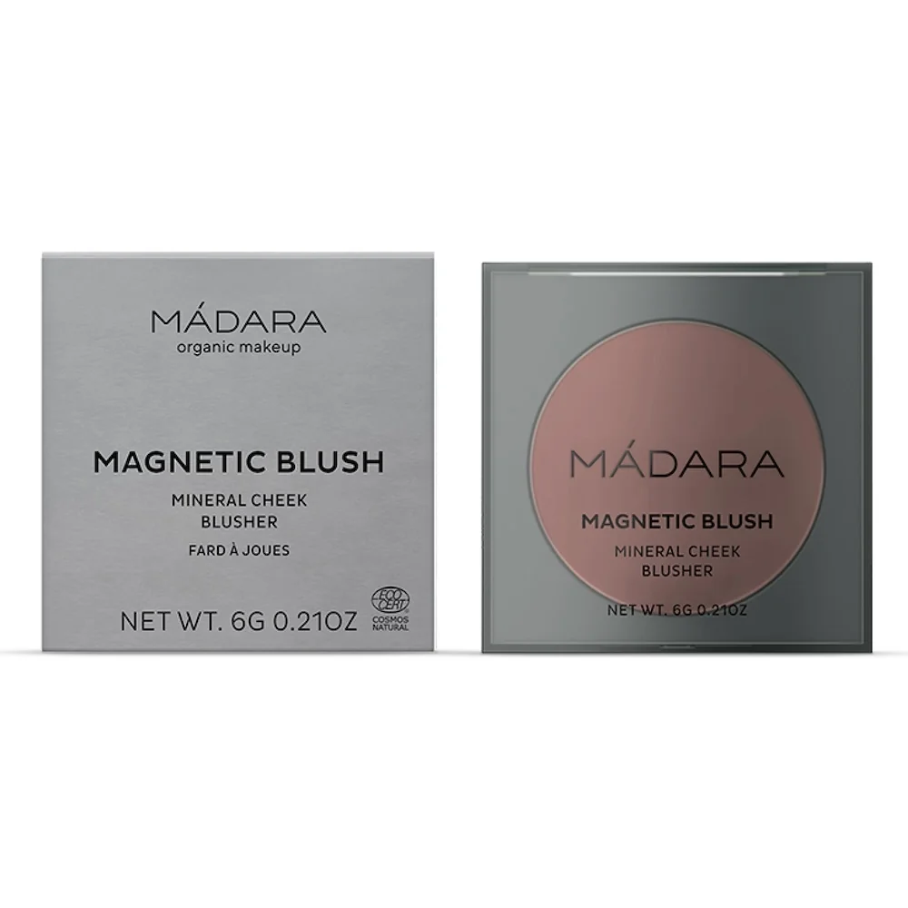 MÁDARA MAGNETIC BLUSH Minerálna tvárenka BARE BLOSSOM 1×1 ks, lícenka