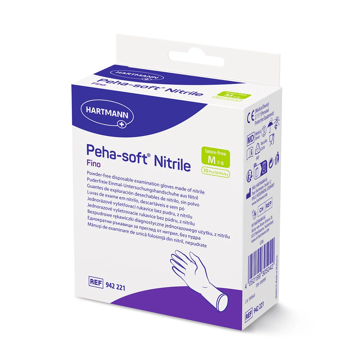 Rukavice Peha-soft Nitrile 10ks M