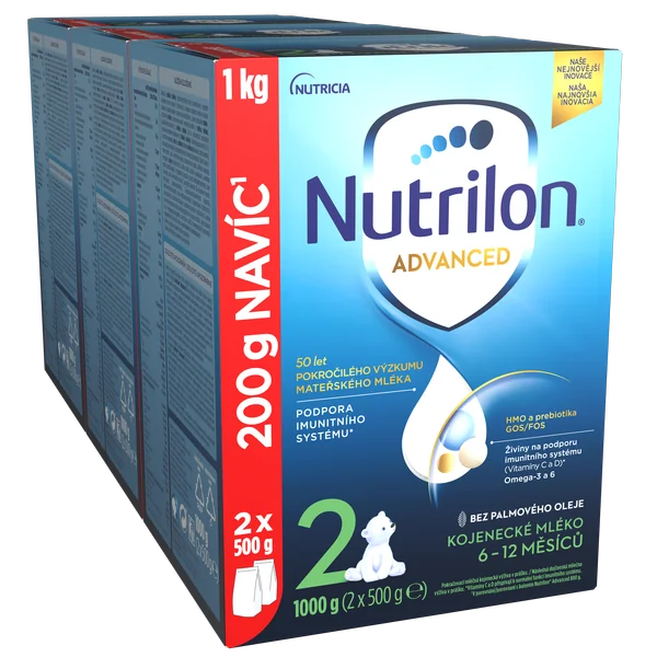 NUTRILON Advanced 2 3×1000 g, dojčenská výživa