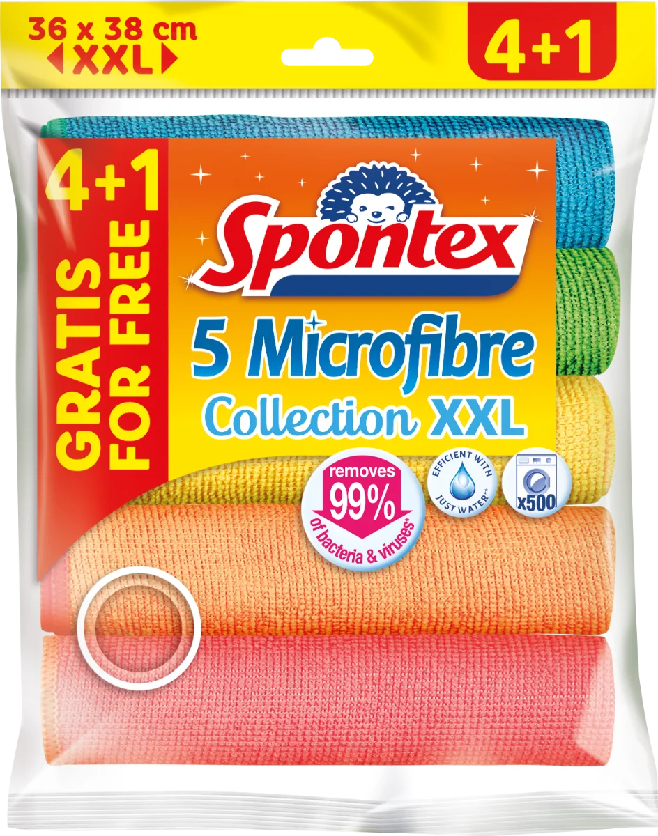 Spontex utěrka z mikrovlákna XXL 4+1