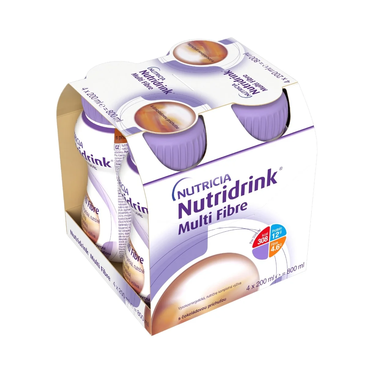 NUTRIDRINK MULTIFIBRE ČOKOLÁDA