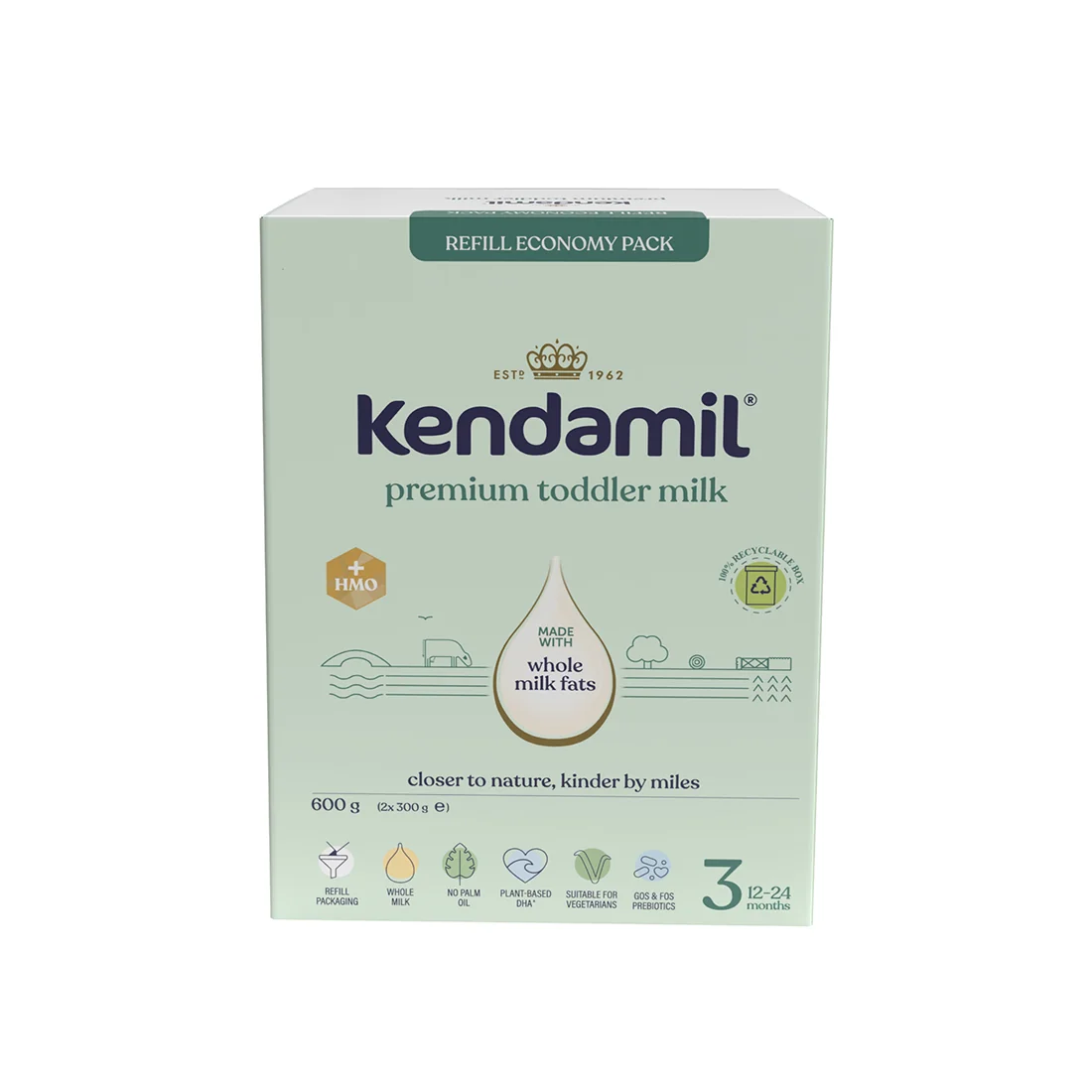 Kendamil Premium Box 3 1×600 g, dojčenská výživa