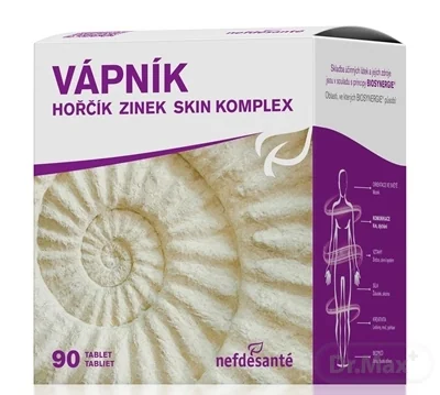 nefdesanté VÁPNIK HORČÍK ZINOK SKIN KOMPLEX