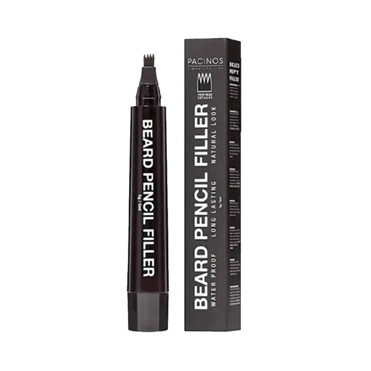 Farbiaca čierna ceruzka na bradu Pacinos Beard Pencil Filler - Black 5g