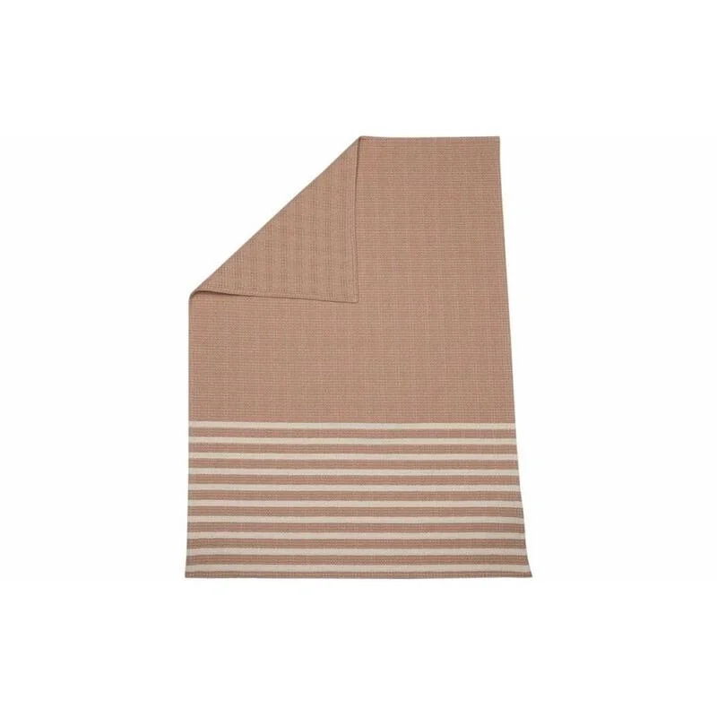 DAVID FUSSENEGGER - DF MARE KIDS Detská deka Honeycomb with Stripes Cork 70 x 90 cm 