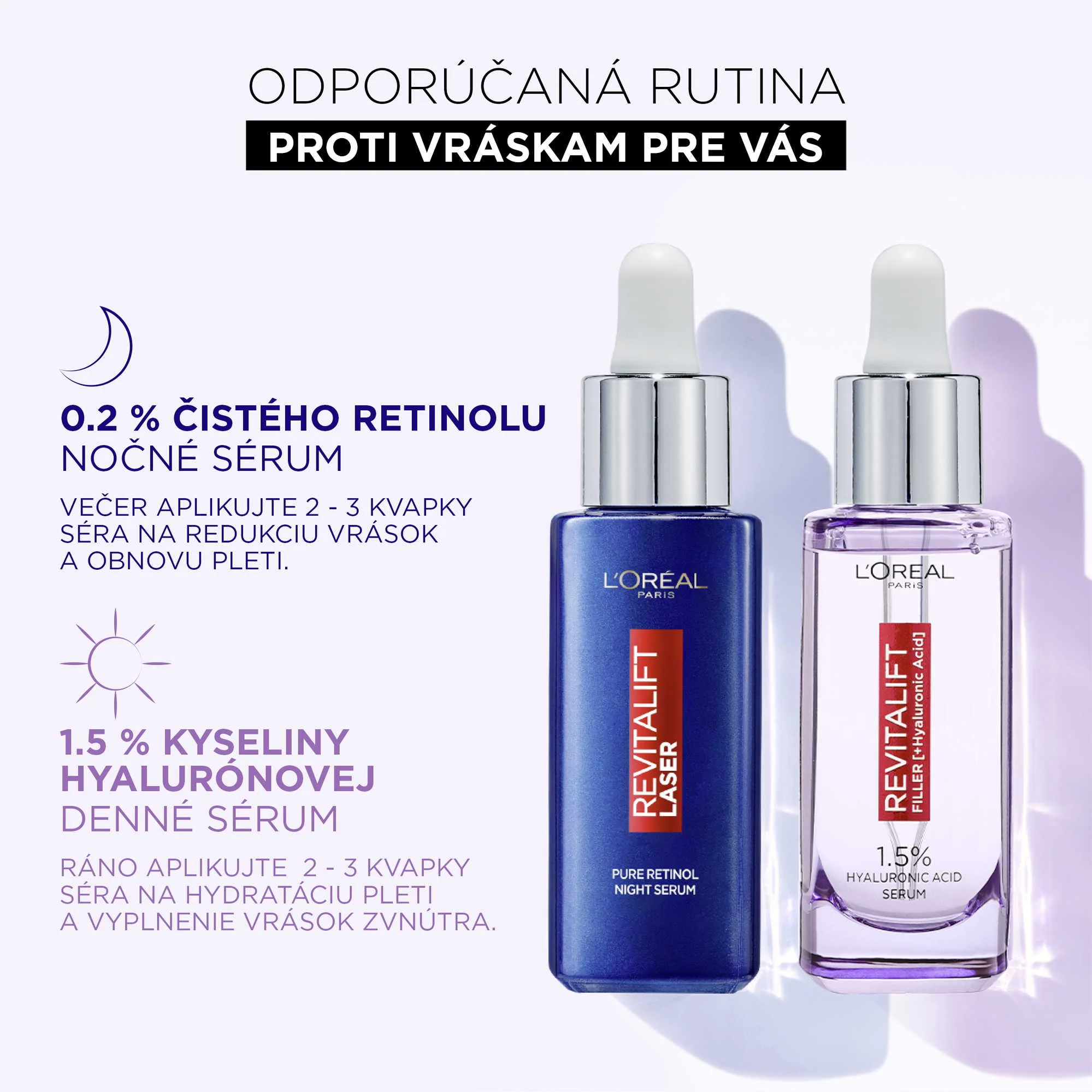 L'Oréal Paris Revitalift Filler Sérum proti vráskam s 1,5% čistej kyseliny hyalurónovej, 30 ml 1×30 ml, sérum proti vráskam