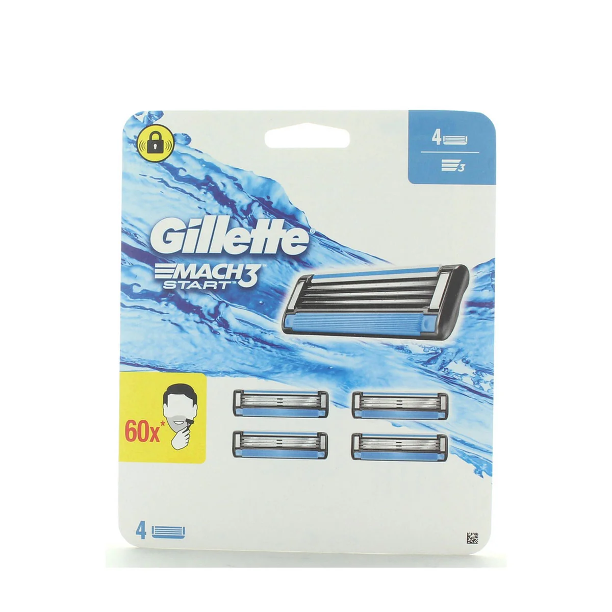 GILLETTE Mach3 Start náhradné hlavice na holiaci strojček 4ks