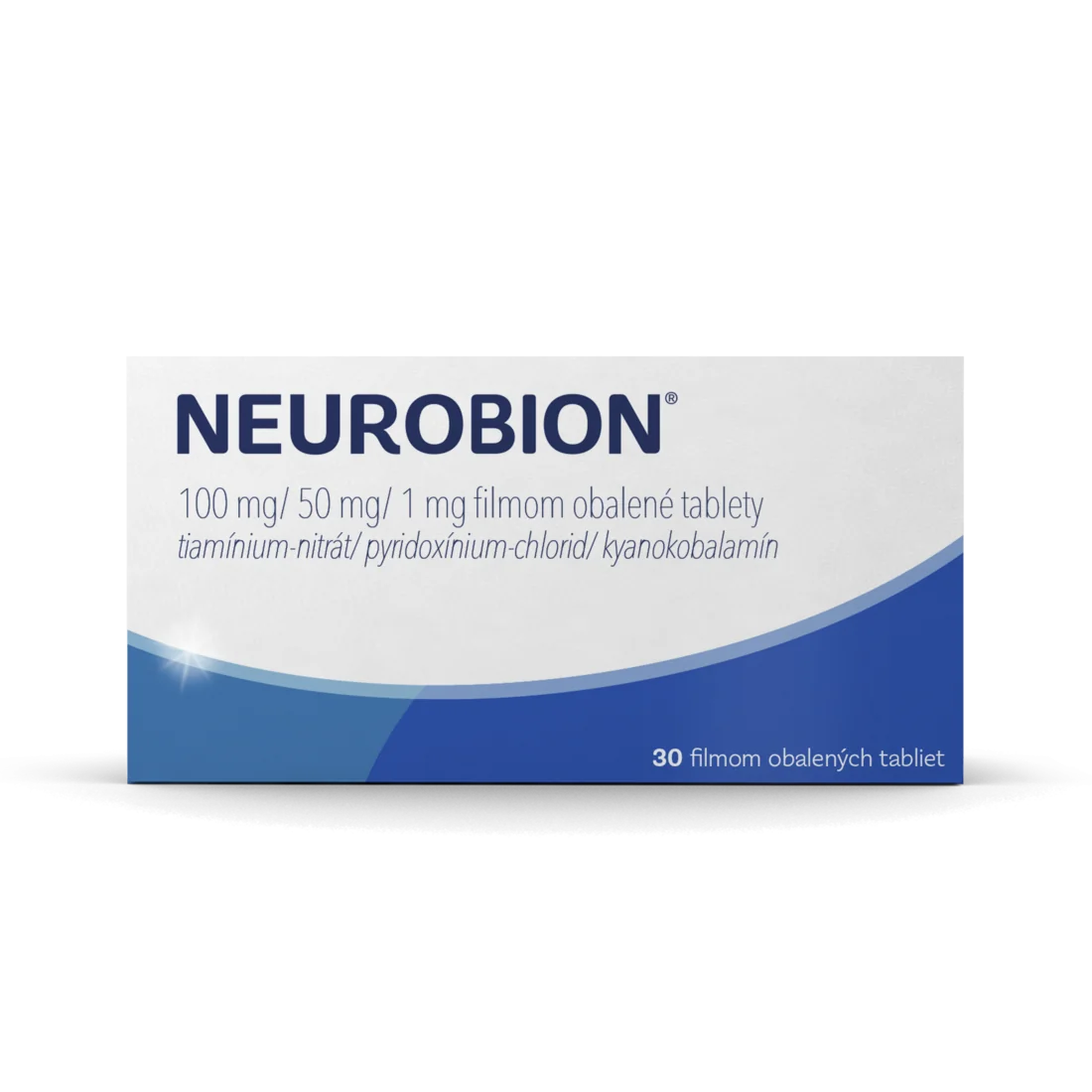 NEUROBION 100 mg/50 mg/1 mg 30 filmom obalených tabliet